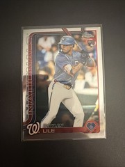 2025 Topps Chrome Update #USC146 – Daylen Lile – Rookie Logo – Nationals