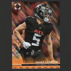 Drake London 2025 Panini 2025 Photogenic Orange /65