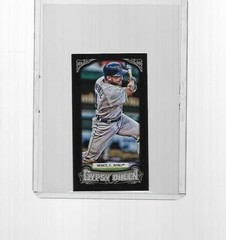2014 TOPPS GYPSY QUEEN BASEBALL BLACK MINI OMAR INFANTE #129 (195/199)