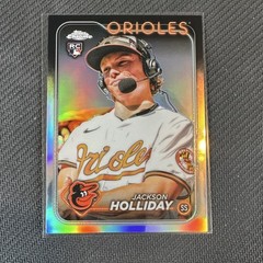 2024 Topps Chrome – Image Variation Jackson Holliday #88 (RC) Orioles Headset