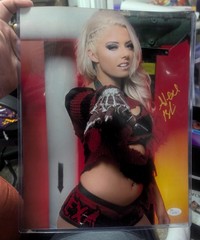 Alexa Bliss Freddy Krueger 11×14 WWE Wrestling JSA Certified