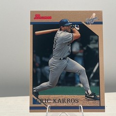 1996 ERIC KARROS Bowman #66 Los Angeles Dodgers (2114)