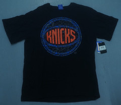 NEW YORK KNICKS UNK NBA BLUE LABEL GRAPHIC T-SHIRT BLACK SIZE XL NEW WITH TAGS