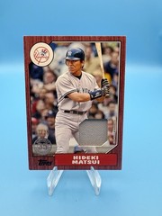 2022 Topps Series 1 – 1987 Topps Baseball Relics Hideki Matsui #87R-HM Red /25