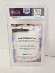 2024 Topps Finest – Finest Autographs Jung-Hoo Lee #FA-JHL Purple Refractor /125