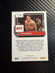 2023 Donruss UFC #21 Tom Aspinall Holo Laser #/99