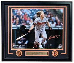 Gunnar Henderson Signed Framed 16×20 Baltimore Orioles Photo BAS ITP