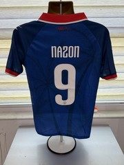 Haiti 2026 Blue Soccer Jersey Nazon #9– Fan Version – Adult: MEDIUM