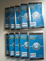 CSP PSA Graded Card Sleeves 50ct Pkg Lot of 10 NIP 4 MIL Resealable 3 3/8×5 1/2