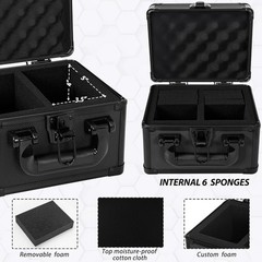 Compatible with PSA CSG BGS Graded Card Storage Box Aluminum Alloy Lockable B…