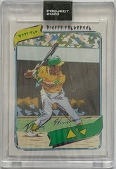 Topps Project 2020 #359 – 1980 RICKEY HENDERSON by Artist NATUREL