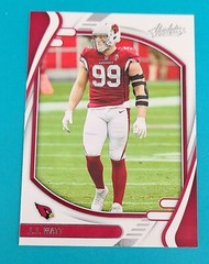 2021 Panini Absolute #14 J.J. Watt Arizona Cardinals FOOTBALL Card 2B