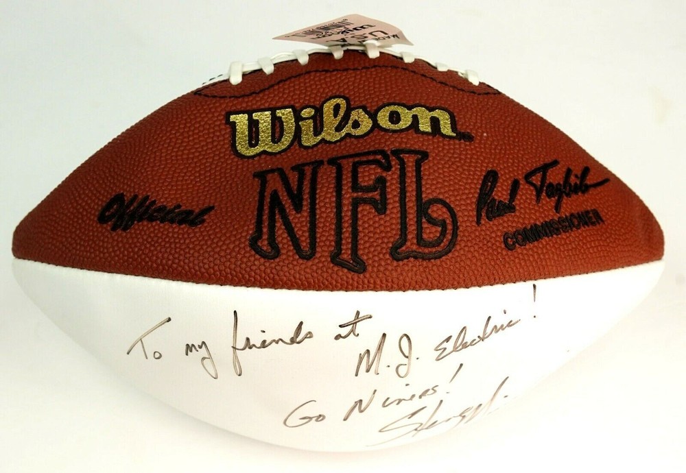 AUTOGRAPHED WILSON NFL FOOTBALL “NINERS” – UNKNOWN AUTOGRAPH