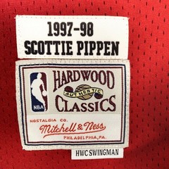 Scottie Pippen #33. 97-98 Season Finals Edition Retro Red Jersey. Sizes S-2XL