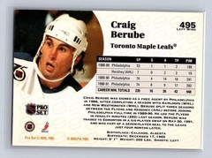1991-92 Pro Set #495 Craig Berube Calgary Flames