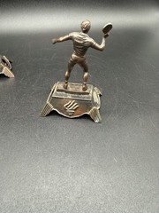 4-1980 Moscow Olympic Sports Metal Die Cast Bronze Vintage Pencil Sharpeners