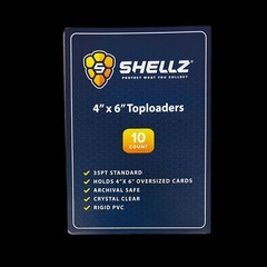 4″x6″ Toploader – Blue Hint