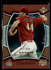 2007 Upper Deck Elements Rookie Elements Micah Owings RC 351/550 Arizona