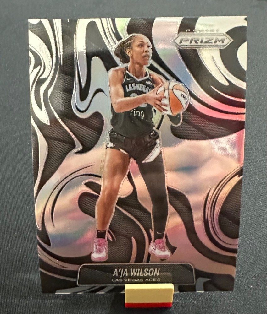 2025 Panini Prizm WNBA A’ja Wilson Abstract SSP Case Hit Las Vegas Aces