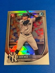 2021 Bowman Chrome – Ben Rice #85 RED RC Logo
