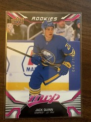 2022-23 Upper Deck MVP Rookies Magenta /100 Jack Quinn #228 Rookie RC