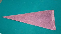 Vintage Northwestern University Wool Felt Pennant Purple 29-1/2 x 11-1/2 Inches
