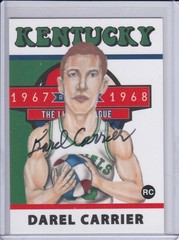 2020 LANA Sport ABA Basketball Autograph Card Darel Carrier Kentucky Colonels