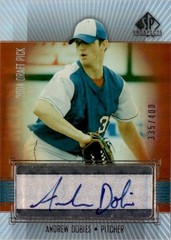 2004 SP Prospects Andrew Dobies RC Auto 335/400 Boston Red Sox #368