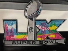 2026 NFL Super Bowl LX San Francisco Moto Leather Jacket Pro Standard Size 2XL