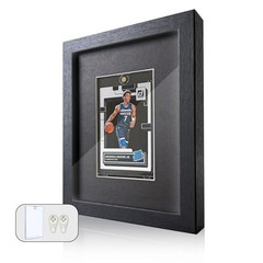 Tempered Glass Sports Card Display Frame – Wall Mount/Tabletop Case for Baseball