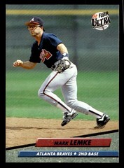 1992 Fleer Ultra – Mark Lemke #165 Baseball Sports Card Raw Trading Card