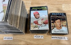 1971 Topps Baseball Cards 351-500 (P-NM) – You Pick – Complete Your Set