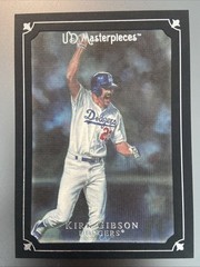 2007 UD Masterpieces Black Linen Frame Kirk Gibson #d /99 DODGERS!