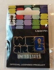 2026 FIFA World Cup Label Pin – WE ARE UNITED STATES – USA – Officially Licensed