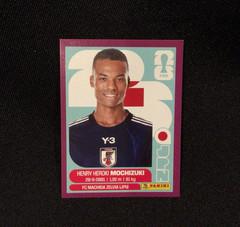 2026 Panini World Cup HENRY HEROKI MOCHIZUKI Purple Border Parallel Sticker JPN3