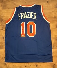 New York Knicks All Time Great WALT “Clyde” FRAZIER Autographed Jersey Beckett