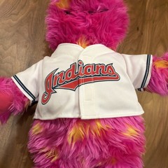 BAB Cleveland Indians Plush Doll Slider Mascot Chief Wahoo Logo Genuine MLB EUC