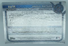 2022 Bowman Chrome Prospects Green Mojo #BCP-211 Kahlil Watson SN08/ 99