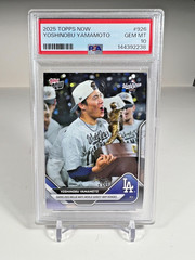 Yoshinobu Yamamoto 2025 Topps Now PSA 10 World Series MVP #926