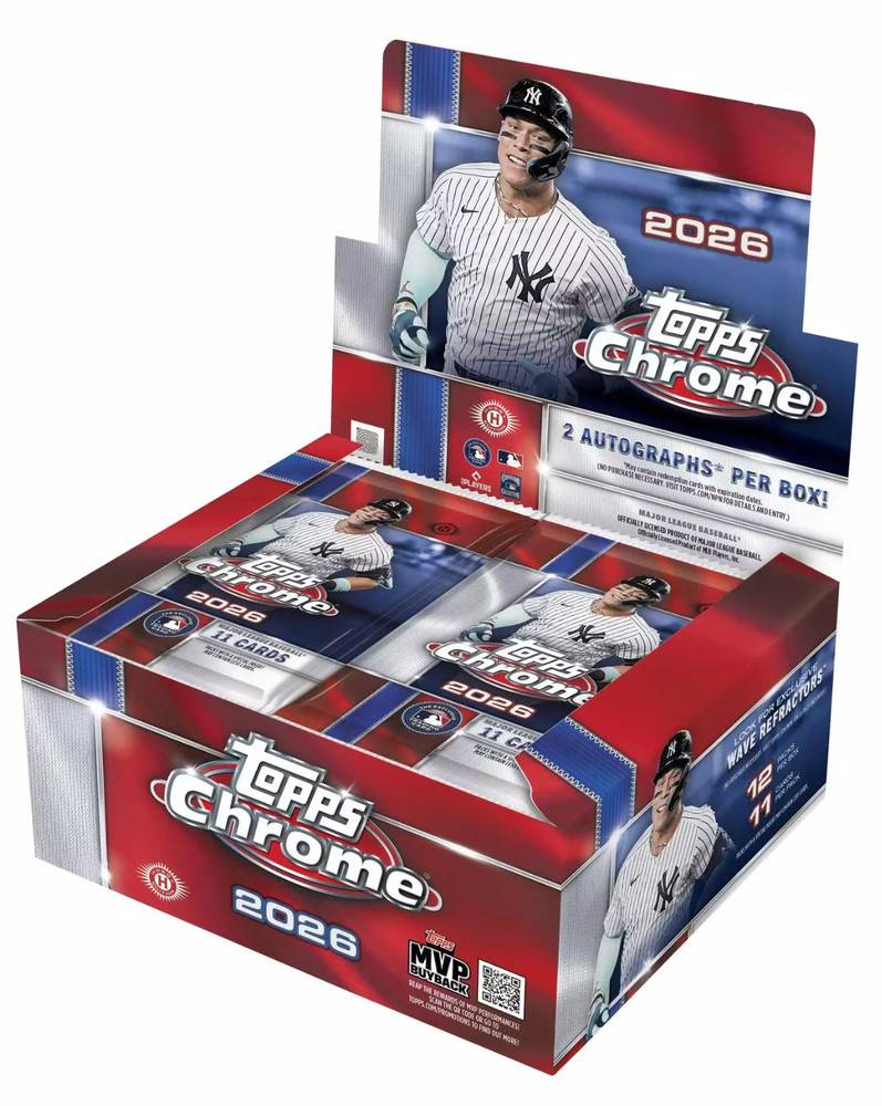 2026 Topps Chrome Baseball Base #1-150 – You Pick Complete Your Set!