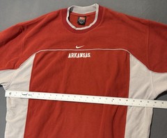 Vintage Nike Team University Of Arkansas Red Fleece Sweatshirt Men’s Large
