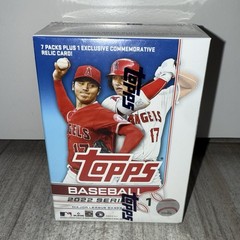 2022 Topps Series 1 Baseball Blaster Box SEALED Exclusive Relic Inside! Ohtani?