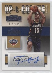2017-18 Panini Contenders Up and Coming 115/199 Frank Jackson Rookie Auto RC g6p
