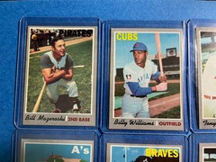 1970 TOPPS BASEBALL CARD HOF LOT OF 11 CARDS EX to NM