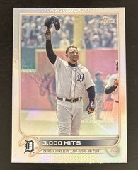 2022 Topps Update Series Miguel Cabrera Rainbow Foil 3,000 Hits #US183