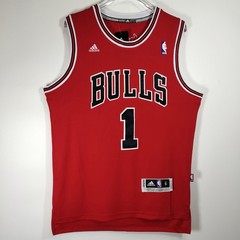 Derrick Rose #1 jersey. Sewn version. Red. Fan jersey. Men’s. Sizes S-2XL