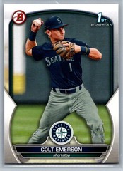 2023 Bowman Draft #BD-42 Paper Colt Emerson Mariners Rookie RC