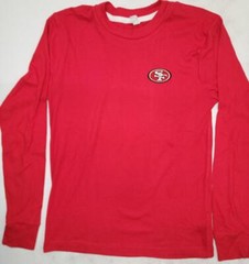 30314 Adult Unisex SAN FRANCISCO 49ers Pajama Pajamas Football Top Red NEW