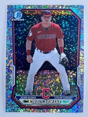 TRAVIS BAZZANA 2026 Bowman #BCP-35 Chrome Prospects SPECKLE REFRACTOR /299 CLE