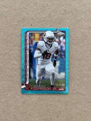 2025 Topps Chrome Marvin Harrison Jr #1 Aqua Wave Refractor /199 Cardinals
